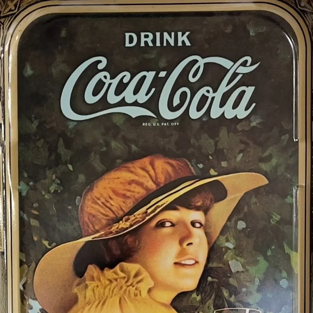 Vintage Coca Cola Metal Advertising Tray